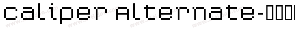 Caliper Alternate字体转换